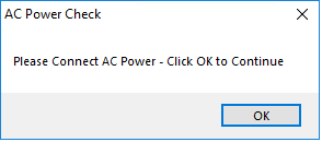 AC Power Check