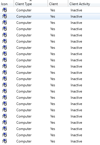 remove inactive devices